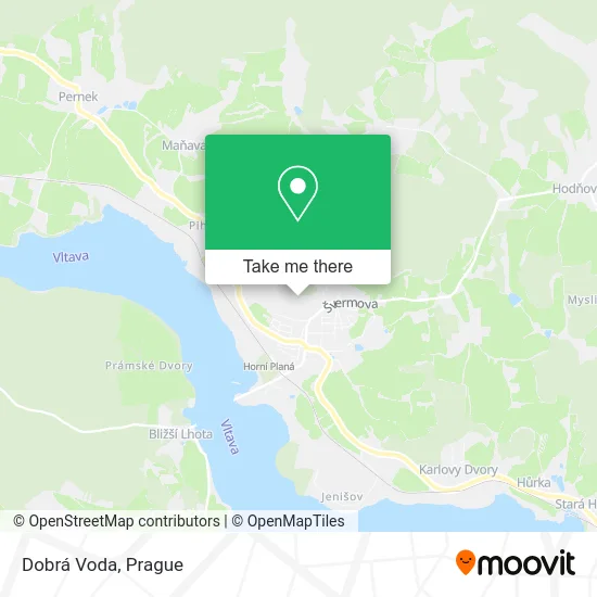Карта Dobrá Voda