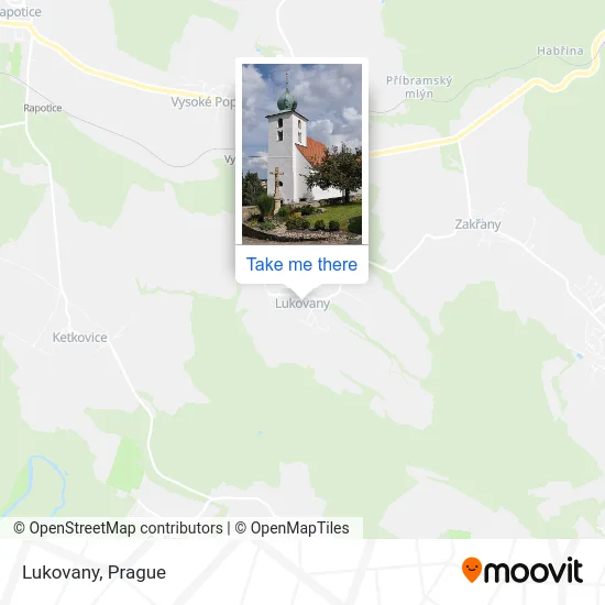 Карта Lukovany