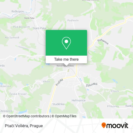 Ptačí Voliéra map