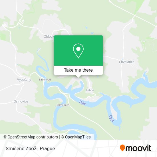 Smíšené Zboží map