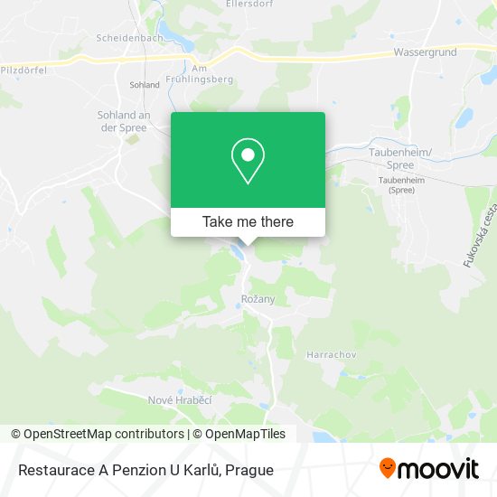 Restaurace A Penzion U Karlů map