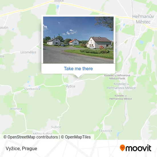 Карта Vyžice
