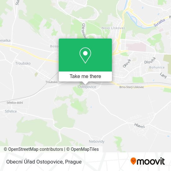 Obecní Úřad Ostopovice map