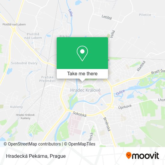Карта Hradecká Pekárna