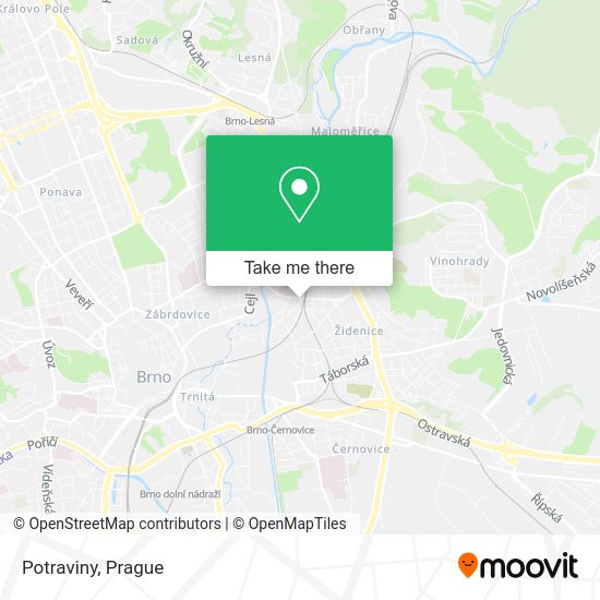 Карта Potraviny