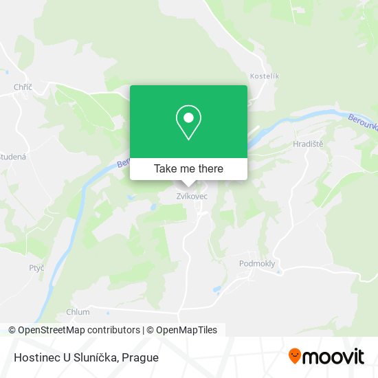 Hostinec U Sluníčka map