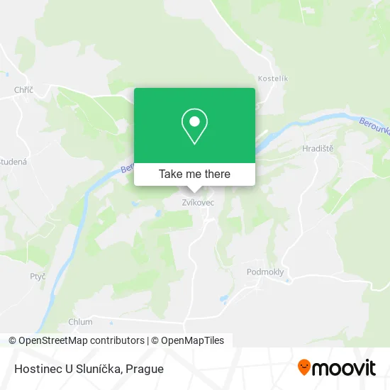 Карта Hostinec U Sluníčka