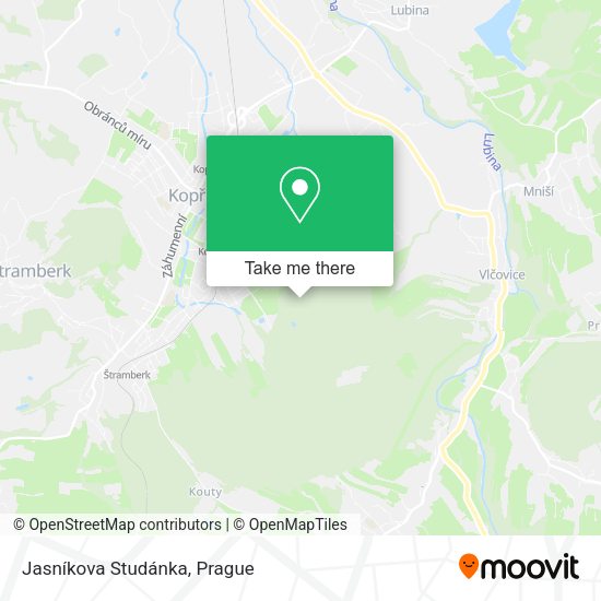 Jasníkova Studánka map