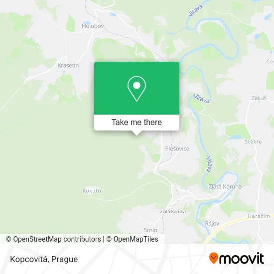 Карта Kopcovitá