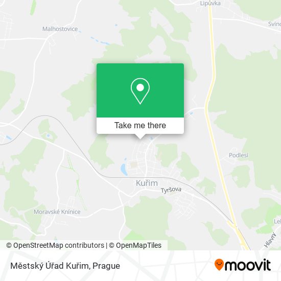 Městský Úřad Kuřim map