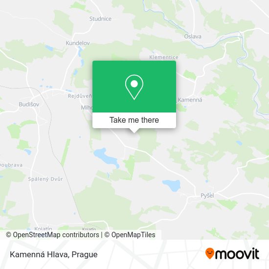 Карта Kamenná Hlava
