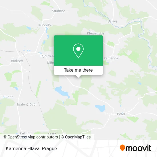 Карта Kamenná Hlava
