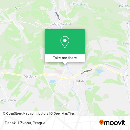 Карта Pasáž U Zvonu