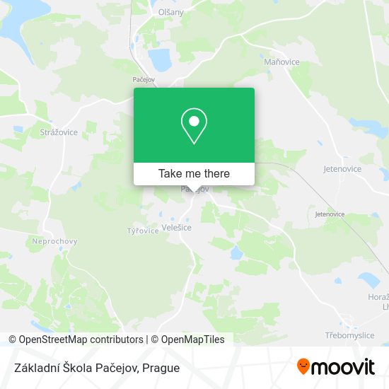 Základní Škola Pačejov map