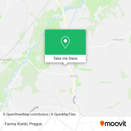 Farma Kunín map