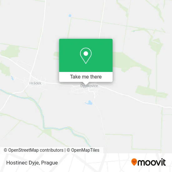 Карта Hostinec Dyje