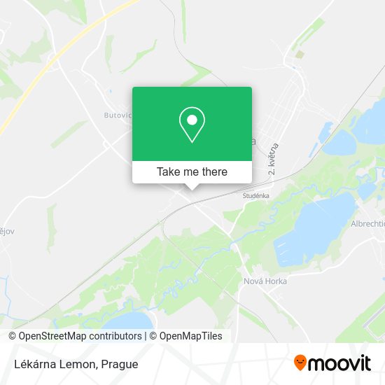 Lékárna Lemon map