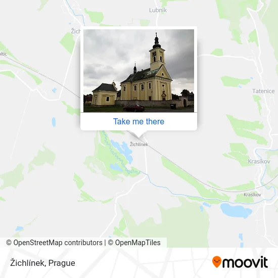 Карта Žichlínek