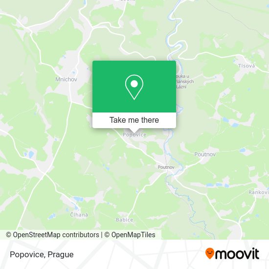 Карта Popovice