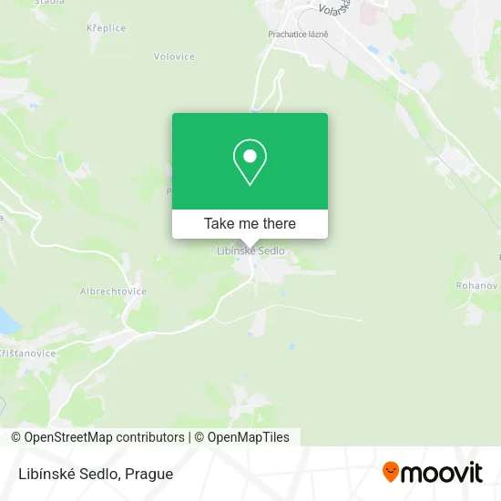 Карта Libínské Sedlo