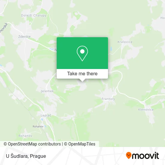Карта U Šudlara