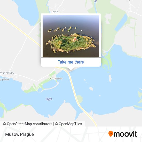 Карта Mušov