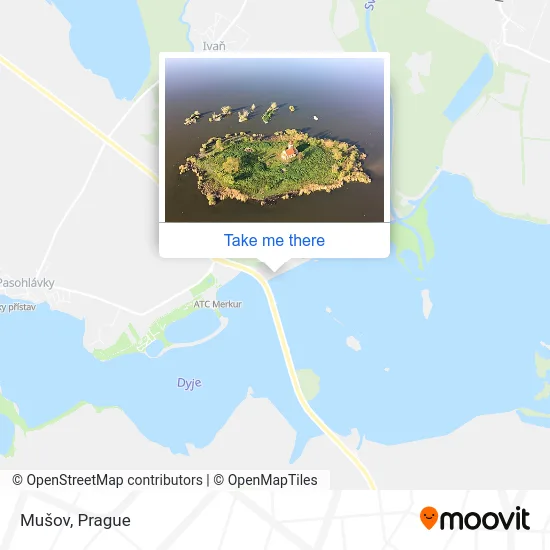 Карта Mušov