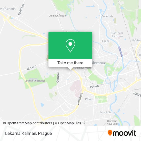 Lékárna Kalman map