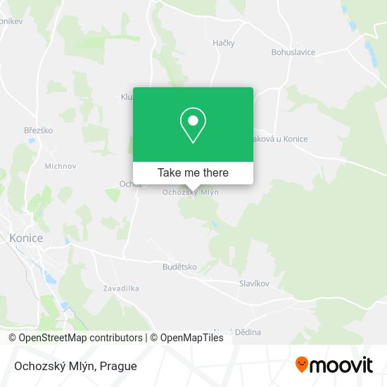Ochozský Mlýn map
