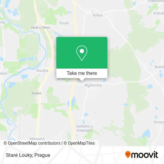 Карта Staré Louky