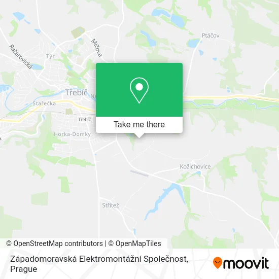 Západomoravská Elektromontážní Společnost map