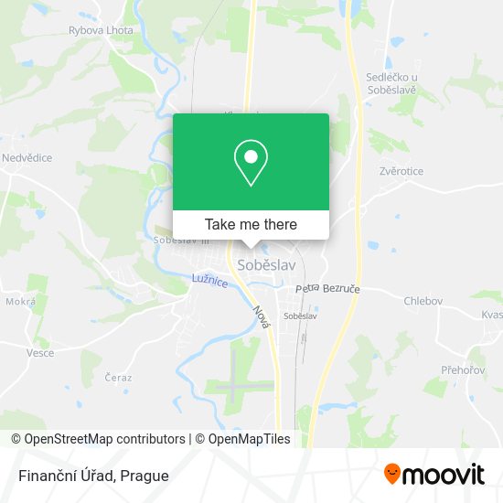 Finanční Úřad map