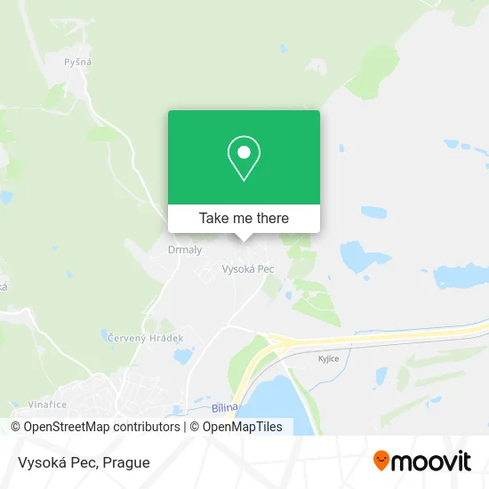 Карта Vysoká Pec