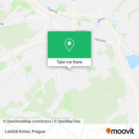 Letiště Krnov map