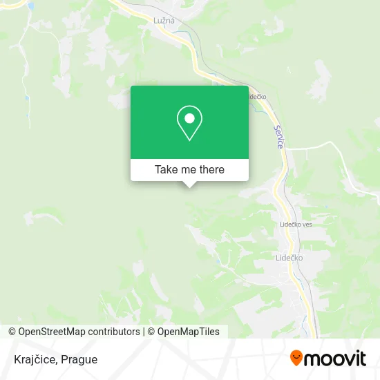 Карта Krajčice