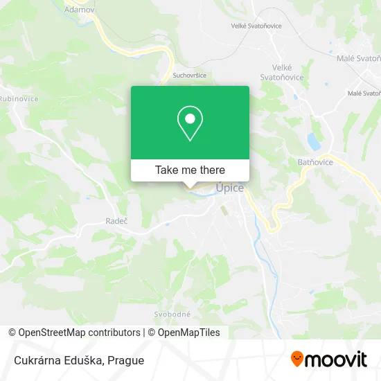 Карта Cukrárna Eduška