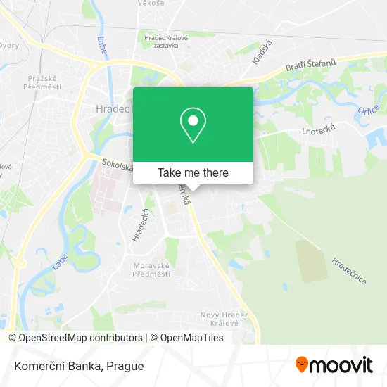 Карта Komerční Banka
