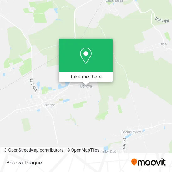 Карта Borová