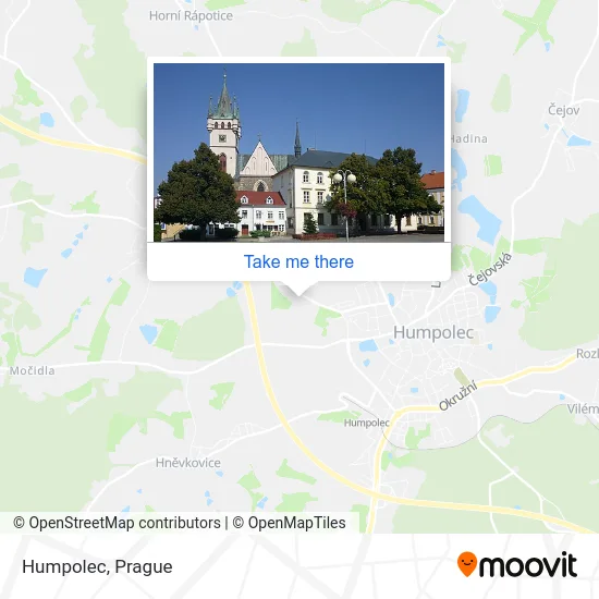 Карта Humpolec