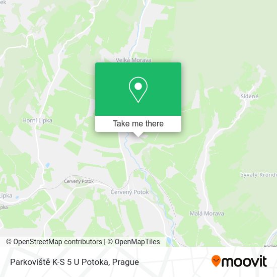 Parkoviště K-S 5 U Potoka map