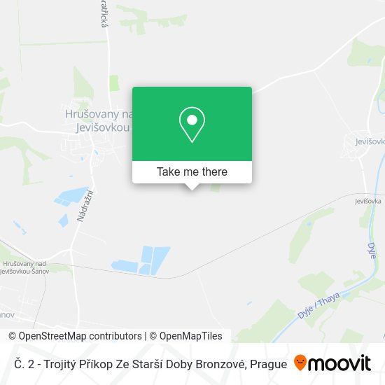 Č. 2 - Trojitý Příkop Ze Starší Doby Bronzové map