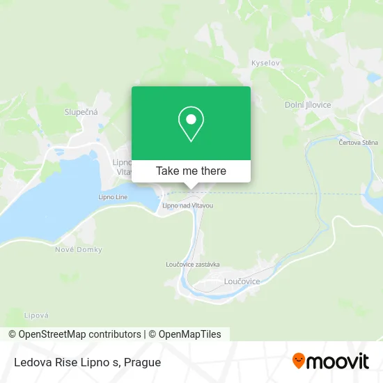 Карта Ledova Rise Lipno s