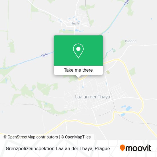 Grenzpolizeiinspektion Laa an der Thaya map