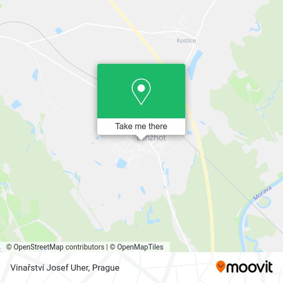 Vinařství Josef Uher map