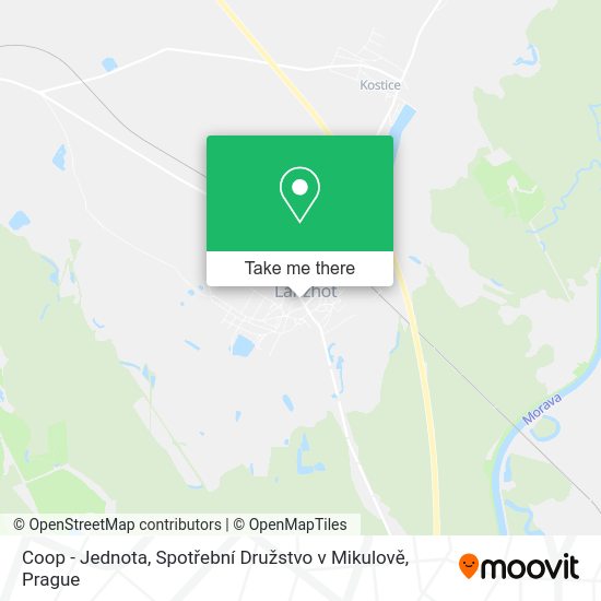 Coop - Jednota, Spotřební Družstvo v Mikulově map