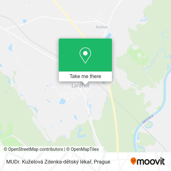 MUDr. Kuželová Zdenka-dětský lékař map