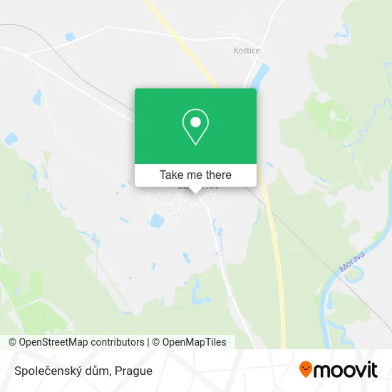 Карта Společenský dům