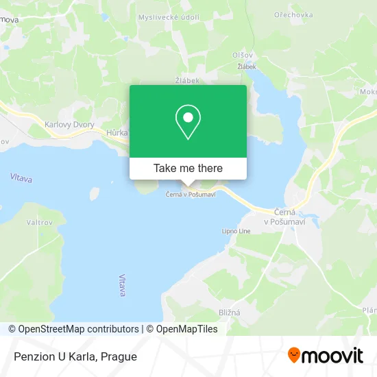 Карта Penzion U Karla
