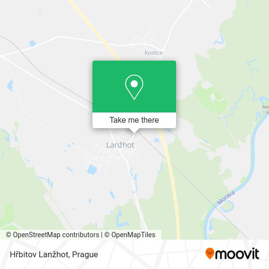 Hřbitov Lanžhot map