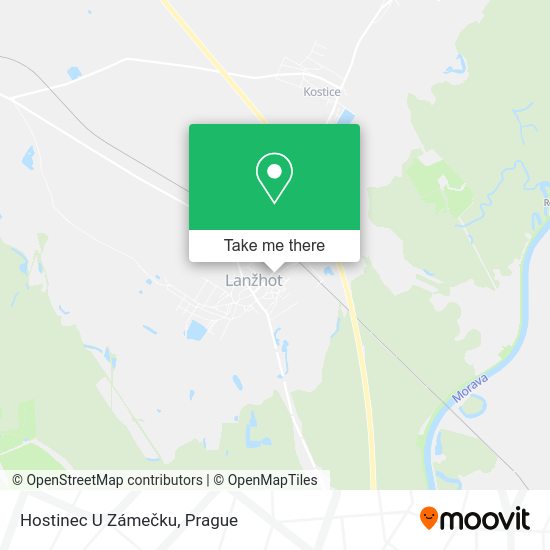 Карта Hostinec U Zámečku